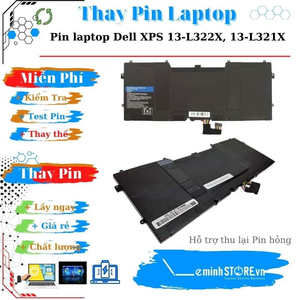 Pin laptop Dell XPS 13-L322X