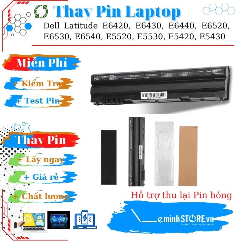 Pin Laptop Dell Latitude E6420