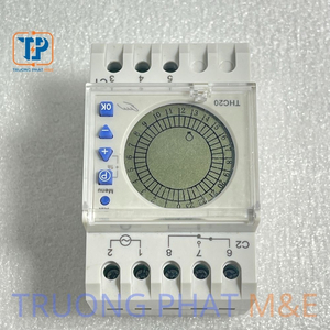 Rơ le Thời Gian Điện Tử 24h 2 Kênh THC20-2C