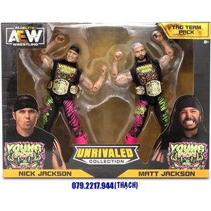 AEW THE YOUNG BUCKS (NICK JACKSON & MATT JACKSON) - UNRIVALED COLLECTION TAG TEAM PACK (EXCLUSIVE)