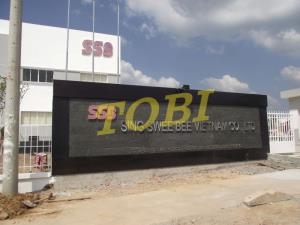 Thi công bảng tên Công ty SSB VIETNAM
