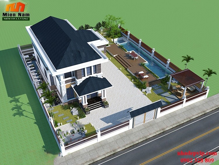 Thi công biệt thự Anh Triệu Chị Hằng Vĩnh Long Thi công biệt thự Anh Triệu Chị Hằng Vĩnh Long