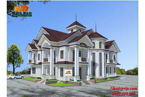 Thi công biệt thự trọn gói miễn phí thiết kế tại Nhà anh Tuấn Long An