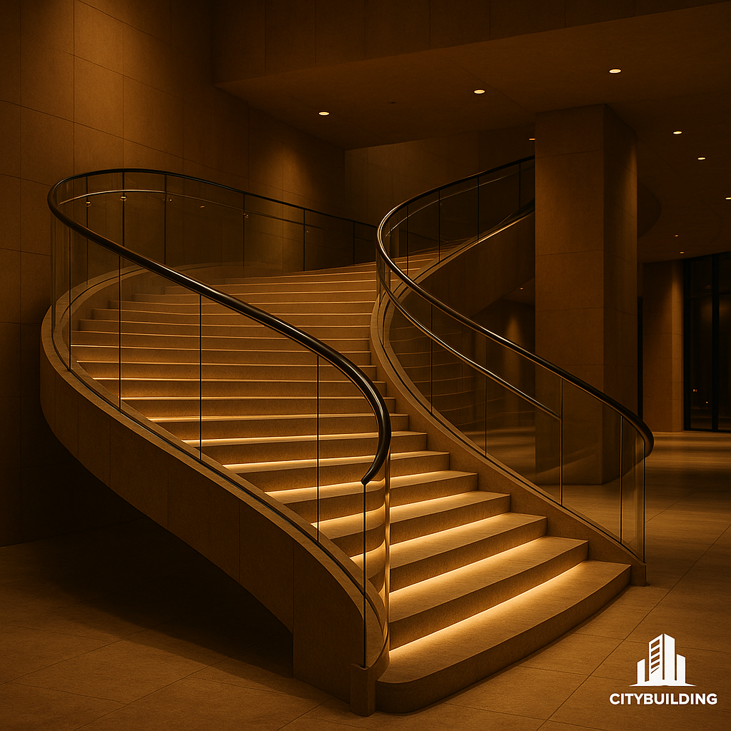 💎 THI CÔNG CẦU THANG KÍNH CƯỜNG LỰC TẠI TP.HCM PHƯỜNG BẾN CÁT – BÁO GIÁ LẮP ĐẶT CHUẨN XƯỞNG CITYBUILDING