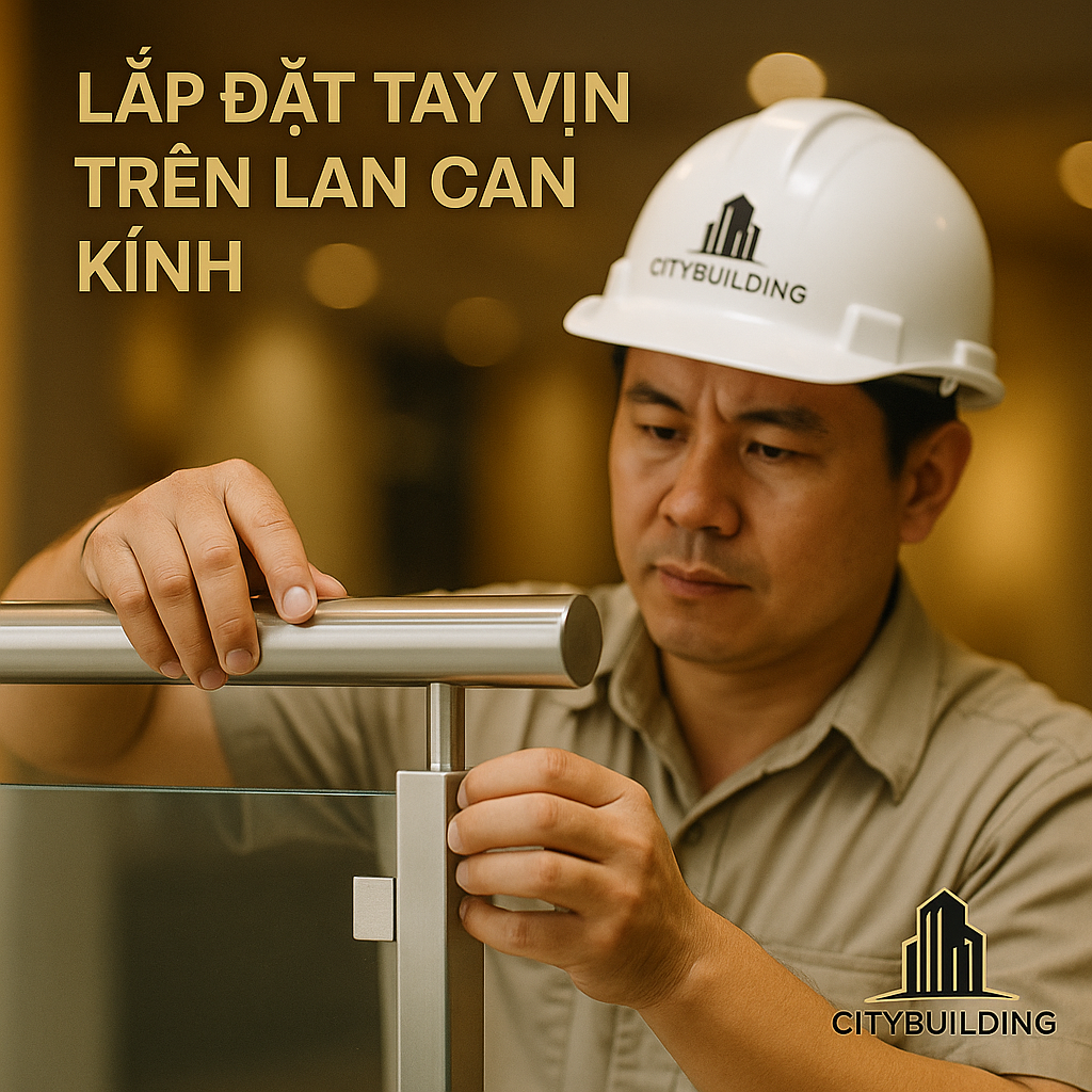 💎 Thi công cầu thang kính cường lực tại TP.HCM Phường Bình Tiên – Báo giá lắp đặt chuẩn xưởng Citybuilding