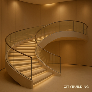 💎 THI CÔNG CẦU THANG KÍNH CƯỜNG LỰC TẠI TP.HCM PHƯỜNG CHÁNH PHÚ HOÀ – BÁO GIÁ LẮP ĐẶT CHUẨN XƯỞNG CITYBUILDING