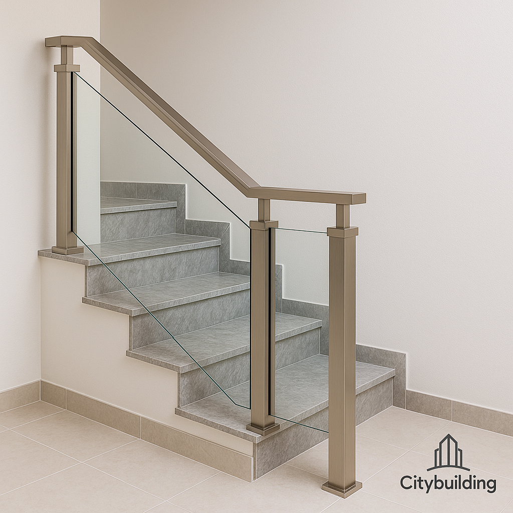 💎 THI CÔNG CẦU THANG KÍNH CƯỜNG LỰC TẠI TP.HCM PHƯỜNG PHÚ AN – BÁO GIÁ LẮP ĐẶT CHUẨN XƯỞNG CITYBUILDING