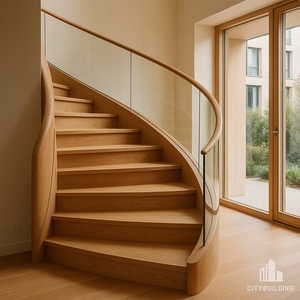 💎 THI CÔNG CẦU THANG KÍNH CƯỜNG LỰC TẠI TP.HCM PHƯỜNG PHÚ MỸ – BÁO GIÁ LẮP ĐẶT CHUẨN XƯỞNG CITYBUILDING