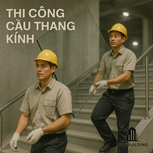 💎 THI CÔNG CẦU THANG KÍNH CƯỜNG LỰC TẠI TP.HCM PHƯỜNG SÀI GÒN – BÁO GIÁ LẮP ĐẶT CHUẨN XƯỞNG CITYBUILDING