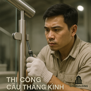 💎 THI CÔNG CẦU THANG KÍNH CƯỜNG LỰC TẠI TP.HCM PHƯỜNG TÂN ĐỊNH – BÁO GIÁ LẮP ĐẶT CHUẨN XƯỞNG CITYBUILDING