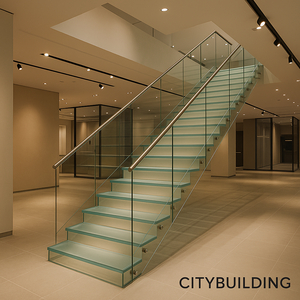 💎 THI CÔNG CẦU THANG KÍNH CƯỜNG LỰC TẠI TP.HCM PHƯỜNG THỚI AN – BÁO GIÁ LẮP ĐẶT CHUẨN XƯỞNG CITYBUILDING