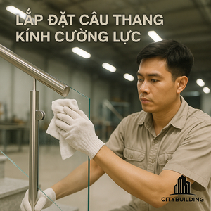 💎 THI CÔNG CẦU THANG KÍNH CƯỜNG LỰC TẠI TP.HCM PHƯỜNG XÓM CHIẾU – BÁO GIÁ LẮP ĐẶT CHUẨN XƯỞNG CITYBUILDING