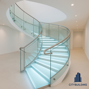 💎 THI CÔNG CẦU THANG KÍNH CƯỜNG LỰC TẠI TP.HCM XÃ BÌNH GIÃ – BÁO GIÁ LẮP ĐẶT CHUẨN XƯỞNG CITYBUILDING