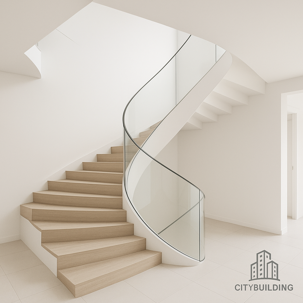 💎 THI CÔNG CẦU THANG KÍNH CƯỜNG LỰC TẠI TP.HCM XÃ HỒ TRÀM – BÁO GIÁ LẮP ĐẶT CHUẨN XƯỞNG CITYBUILDING