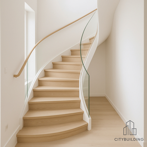 💎 THI CÔNG CẦU THANG KÍNH CƯỜNG LỰC TẠI TP.HCM XÃ KIM LONG – BÁO GIÁ LẮP ĐẶT CHUẨN XƯỞNG CITYBUILDING