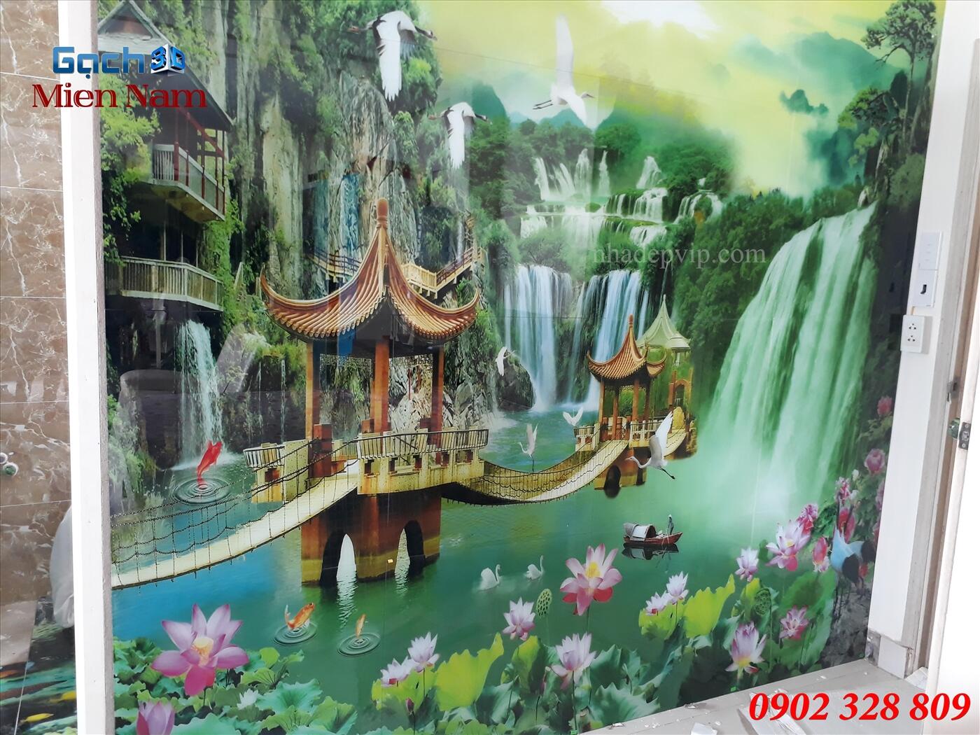 thi công gạch 3d