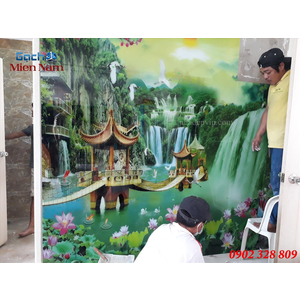 THI CÔNG CÔNG TRÌNH GẠCH 3D GÒ VẤP