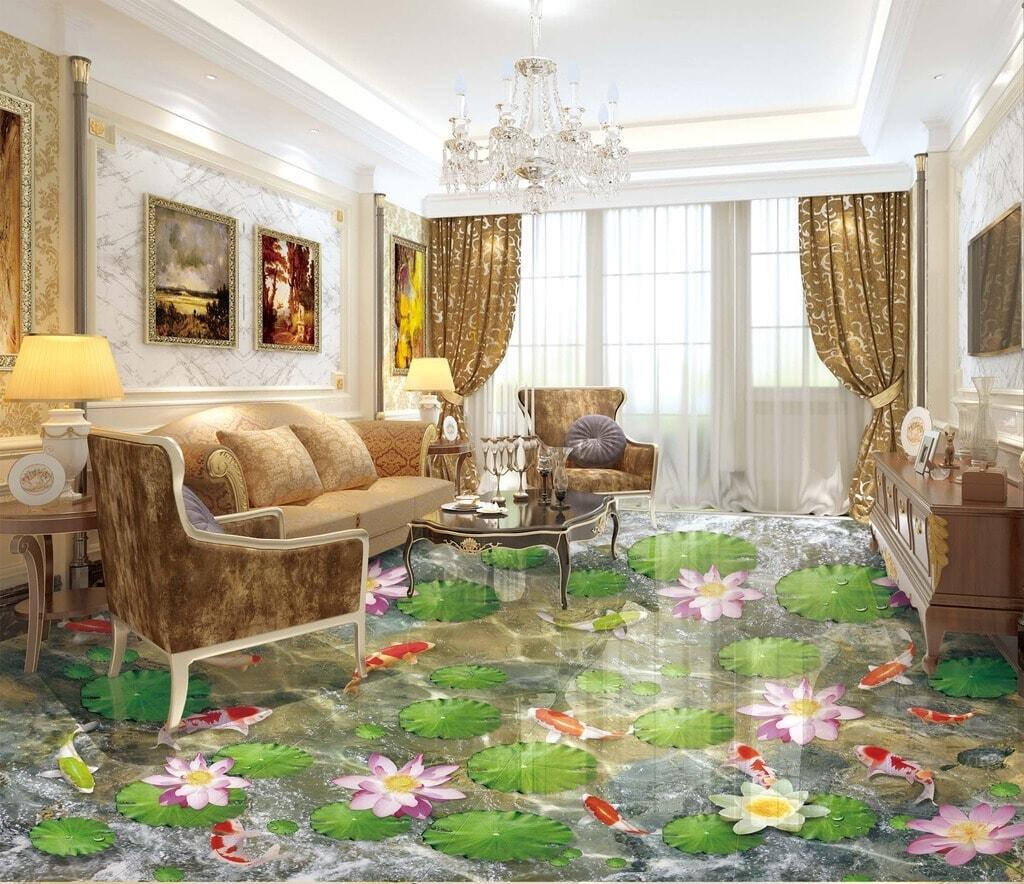 Thiết kế thi công nội thất- Gạch 3d lát nền Thiết kế thi công nội thất- Gạch 3d lát nền
