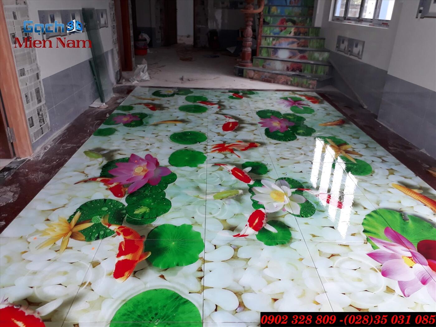 thi cong gach tranh 3d mien nam thi cong gach tranh 3d mien nam