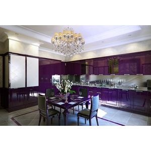 Thi công lắp đặt kính màu ốp bếp tại Quận 7, Tp HCM