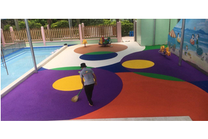 THI CÔNG SÀN CAO SU EPDM KHU VUI CHƠI TRẺ EM, SÂN TRƯỜNG