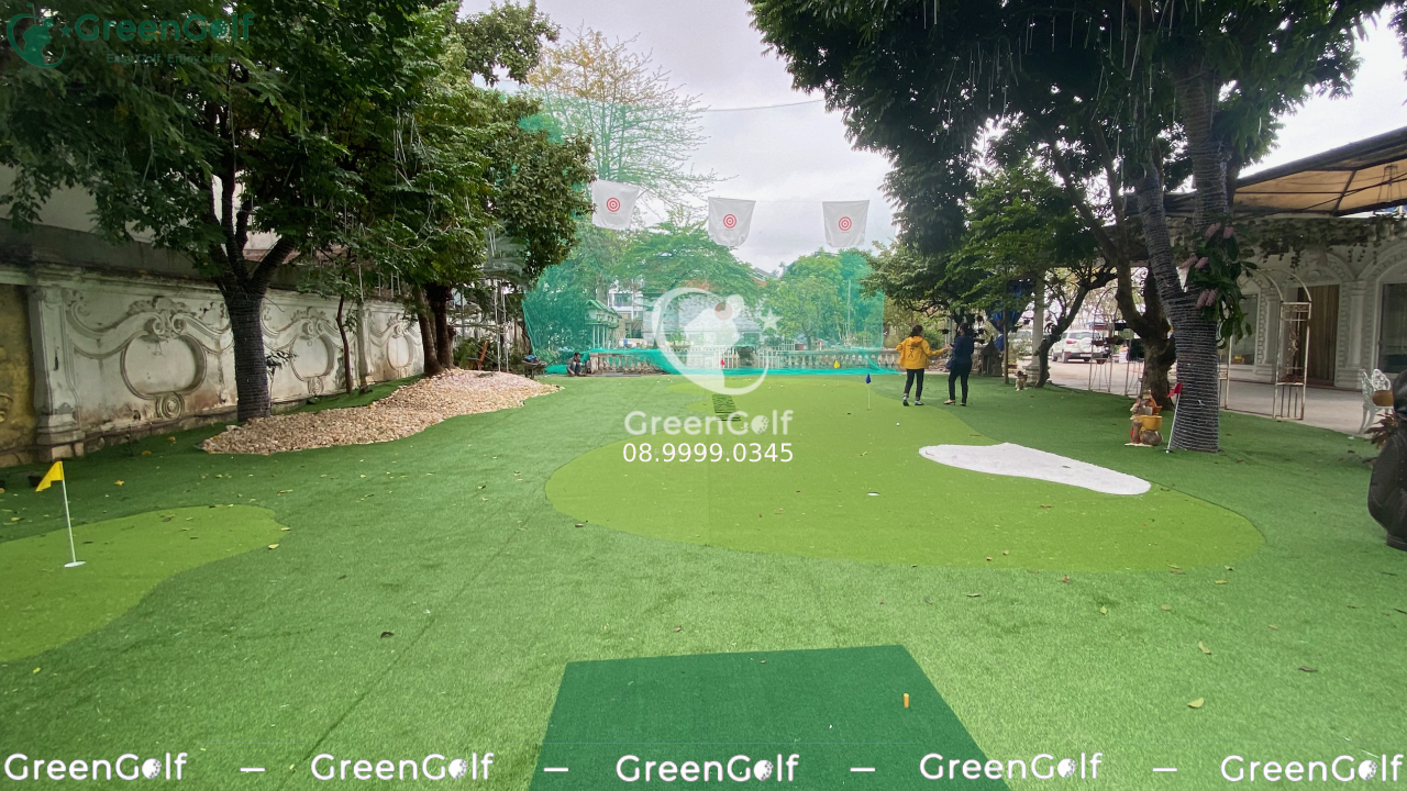 Thi công sân tập golf tại Thành Phố Hải Phòng