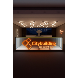 💎 QUẦY LỄ TÂN VÔ CỰC CITYBUILDING – NGHỆ THUẬT ÁNH SÁNG TRONG KHÔNG GIAN ĐÓN TIẾP