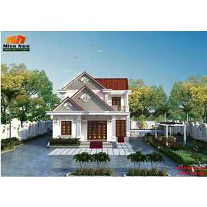 Thi công xây dựng biệt thự Anh Đồng Long An