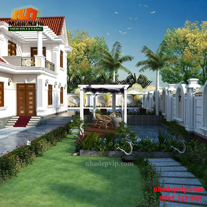 Thi công xây dựng biệt thự Anh Đồng Long An