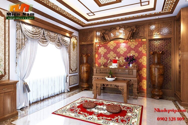 Thiết kế thi công nội thất biệt thự cổ điển bằng gỗ gõ gia đình chị Lan Bình Tân Thiết kế thi công nội thất biệt thự cổ điển bằng gỗ gõ gia đình chị Lan Bình Tân