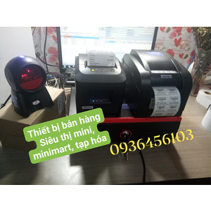 Bộ thiết bị bán hàng cho Siêu thị mini, Minimart, tạp hóa, shop thời trang