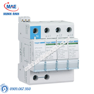 Thiết bị cắt lọc sét (SPM) của Hager - Model SPM 465E
