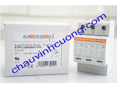 Thiết bị chống sét solar 500VDC Mersen 40kA STPT2-40K600V-YPV
