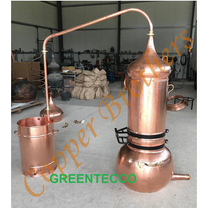 Thiết bị chưng cất tinh dầu bằng hơi nước 150 lit chất liệu đồng đỏ - Bồ Đào Nha