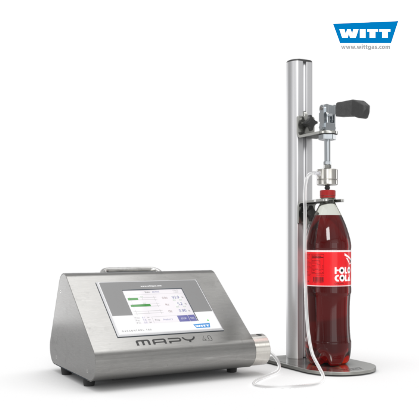 Thiết bị đo khí O2, CO2 hay O2/CO2 Model MAPY 4.0 Witt Gas