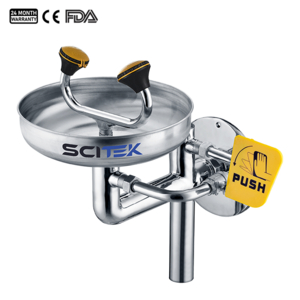 Thiết bị rửa mắt khẩn cấp gắn tường - EW-W1; EW-W2