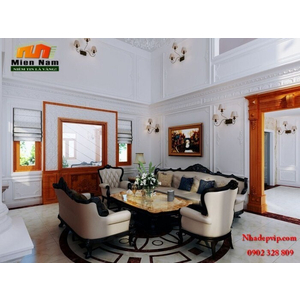 Thiết kế Thi công biệt thự cổ điển Anh Hùng Tây Ninh