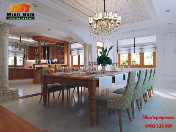 Thiết kế Thi công biệt thự cổ điển Anh Hùng Tây Ninh Thiết kế Thi công biệt thự cổ điển Anh Hùng Tây Ninh