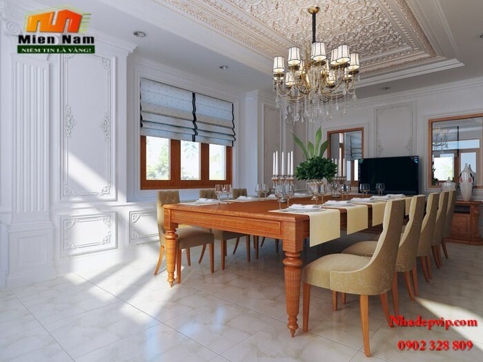 Thiết kế Thi công biệt thự cổ điển Anh Hùng Tây Ninh Thiết kế Thi công biệt thự cổ điển Anh Hùng Tây Ninh