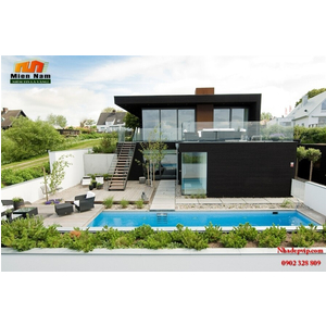 Thiết kế thi công nhà 1 trệt 1 lầu anh Thiện Vũng Tàu