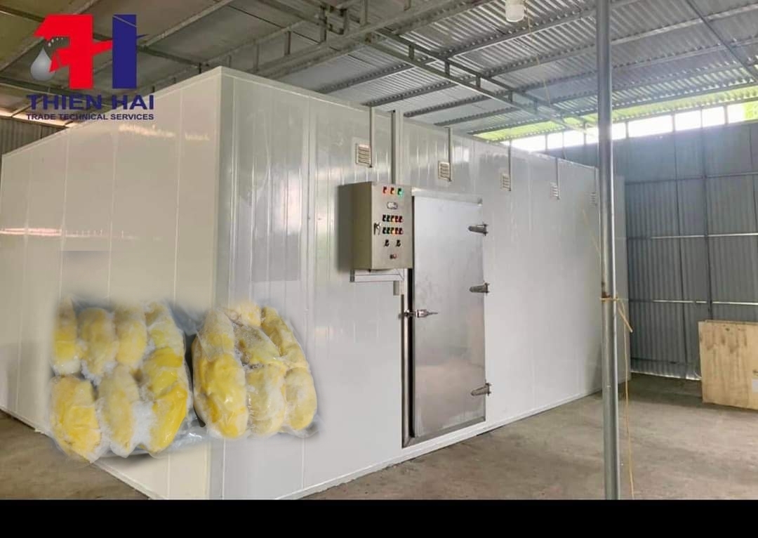 THIẾT KẾ LẮP ĐẶT KHO LẠNH BẢO QUẢN SẦU RIÊNG
