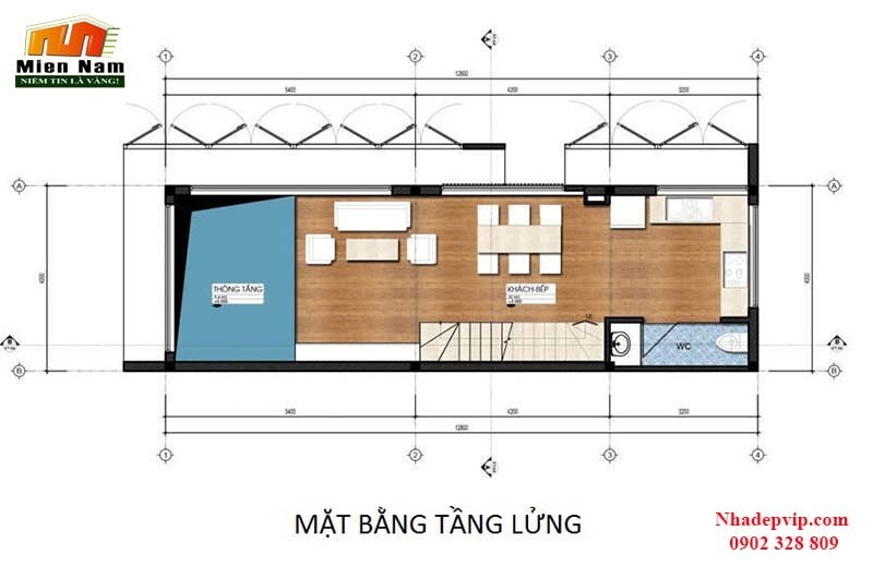 Thi công nhà phố một trệt ba lầu anh Dũng Quận 12 Thi công nhà phố một trệt ba lầu anh Dũng Quận 12