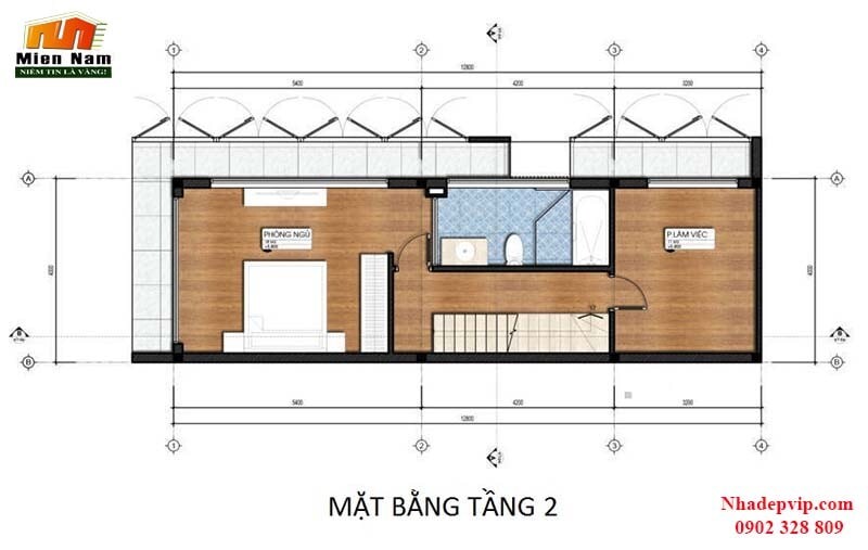 Thi công nhà phố một trệt ba lầu anh Dũng Quận 12 Thi công nhà phố một trệt ba lầu anh Dũng Quận 12