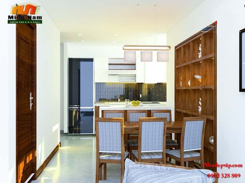 Thi công nhà ở bình dân 1 trệt 2 lầu gia đình anh Bằng Quận 5