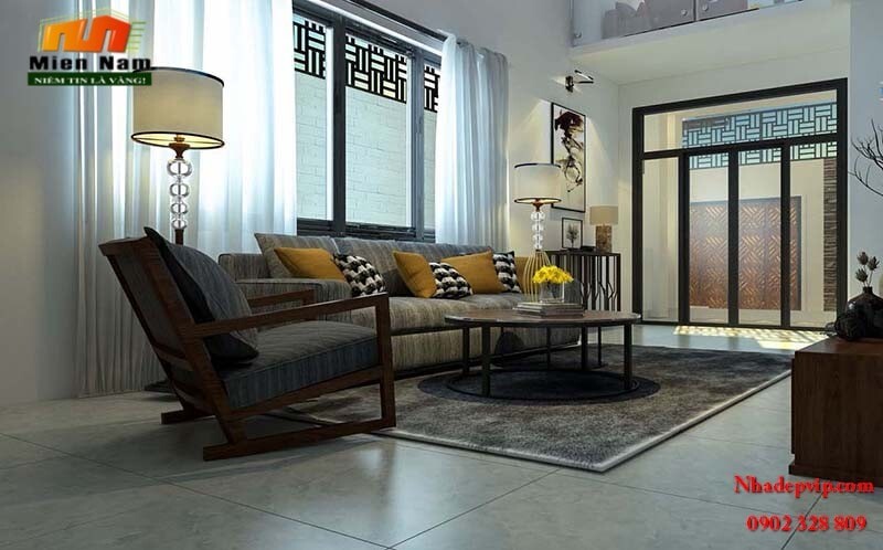 Thi công nhà ở bình dân 1 trệt 2 lầu gia đình anh Bằng Quận 5