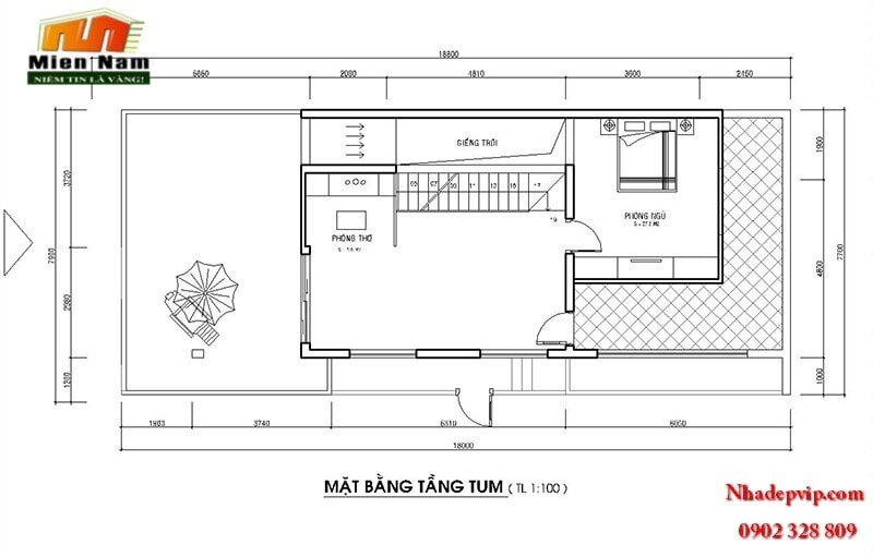 Thi công nhà ở bình dân 1 trệt 2 lầu gia đình anh Bằng Quận 5