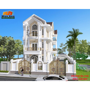 Thiết kế thi công biệt thự cổ điển Anh Khanh Đồng Tháp