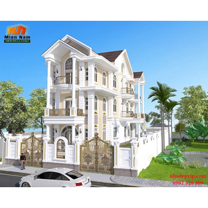 Thiết kế thi công biệt thự cổ điển Anh Khanh Đồng Tháp