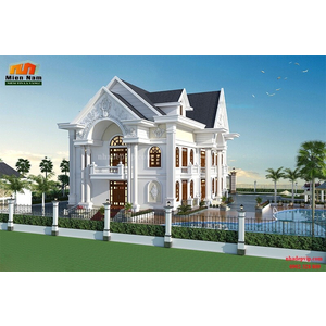 Thiết kế thi công biệt thự cổ điển chú Thập Hóc Môn