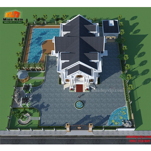 Thiết kế thi công biệt thự cổ điển chú Thập Hóc Môn